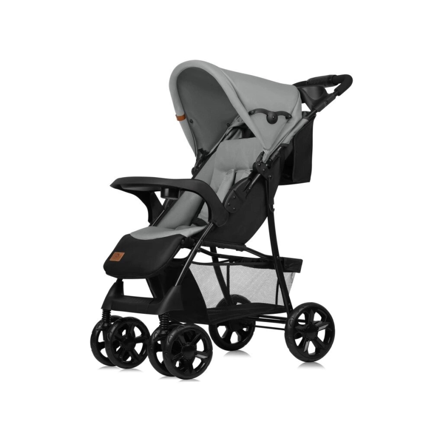 Lionelo - Kinderwagen EMMA PLUS grau/schwarz