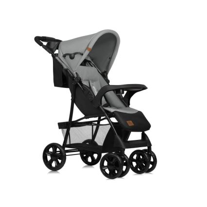 Lionelo - Kinderwagen EMMA PLUS grau/schwarz