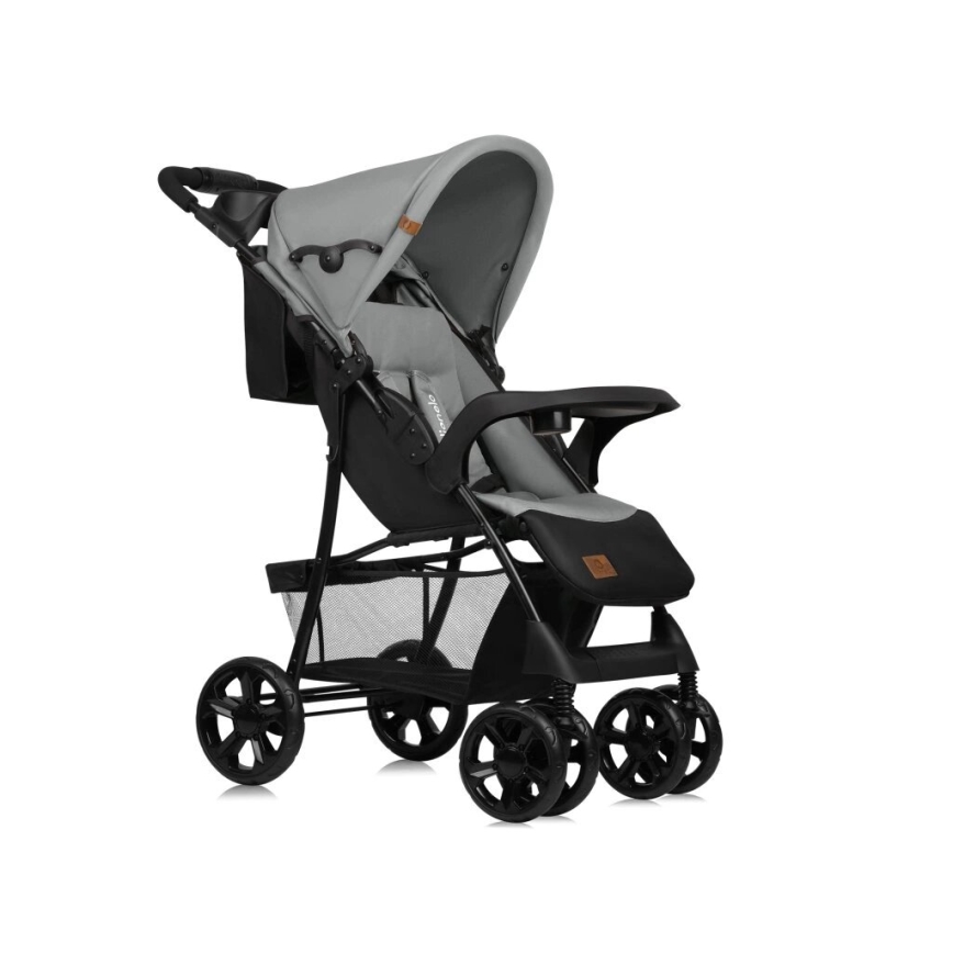 Lionelo - Kinderwagen EMMA PLUS grau/schwarz