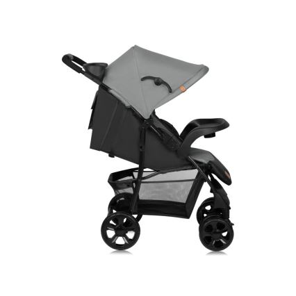 Lionelo - Kinderwagen EMMA PLUS grau/schwarz