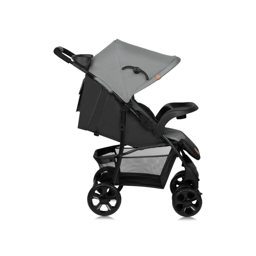 Lionelo - Kinderwagen EMMA PLUS grau/schwarz