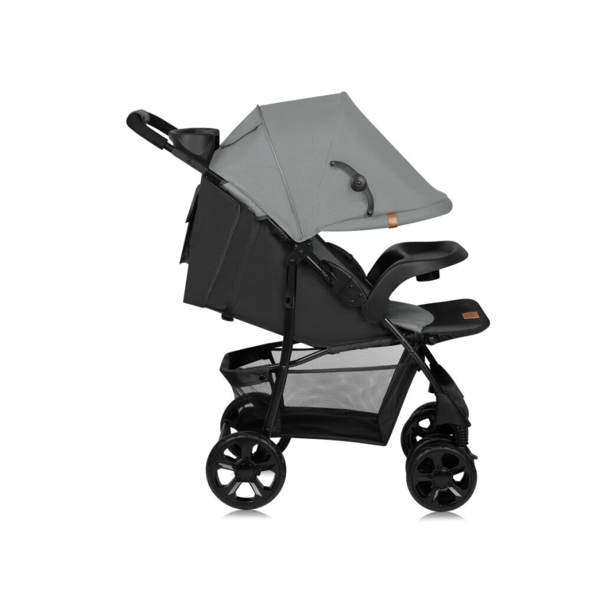 Lionelo - Kinderwagen EMMA PLUS grau/schwarz