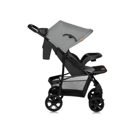 Lionelo - Kinderwagen EMMA PLUS grau/schwarz