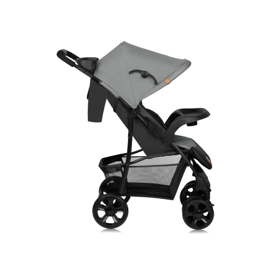 Lionelo - Kinderwagen EMMA PLUS grau/schwarz