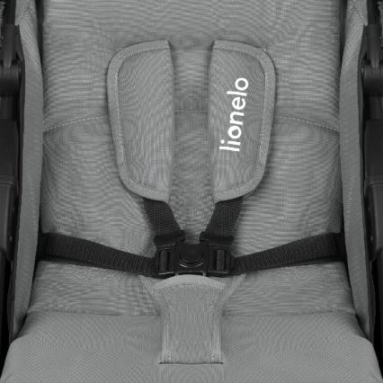 Lionelo - Kinderwagen EMMA PLUS grau/schwarz