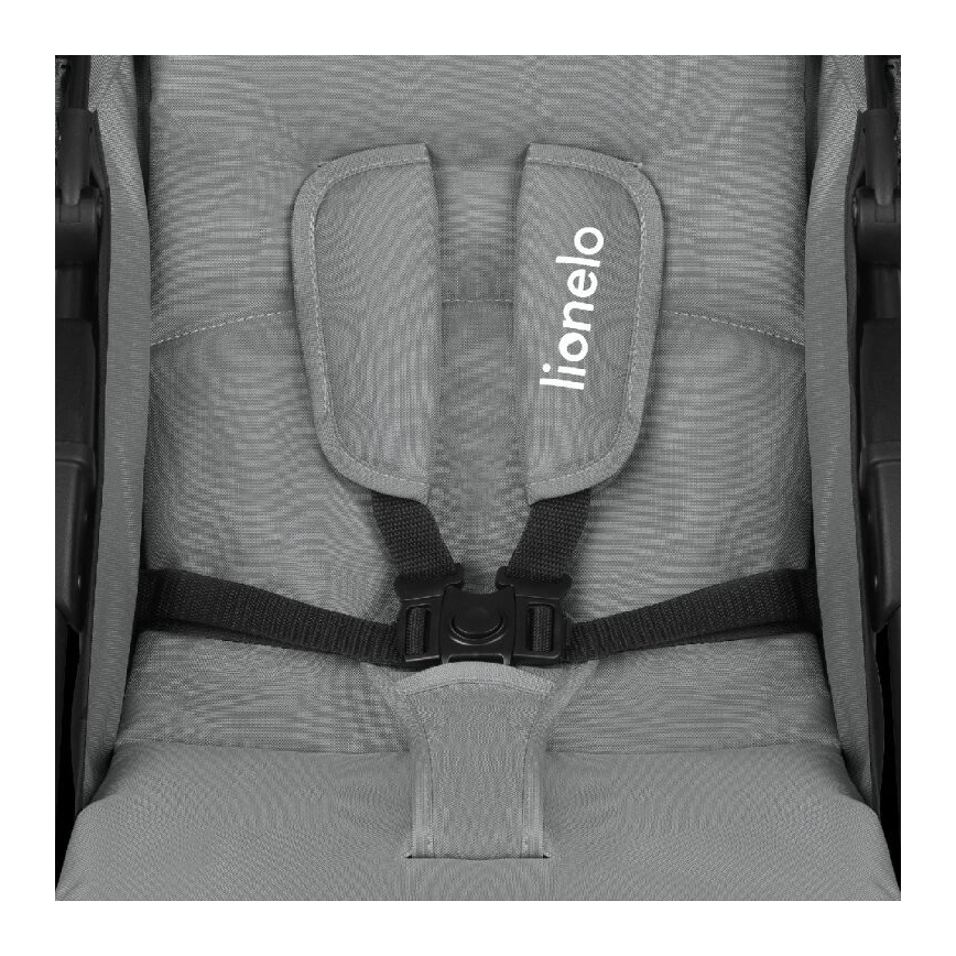 Lionelo - Kinderwagen EMMA PLUS grau/schwarz