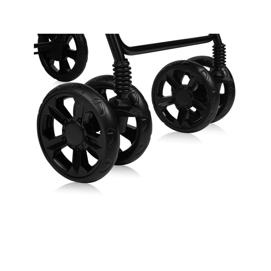Lionelo - Kinderwagen EMMA PLUS grau/schwarz