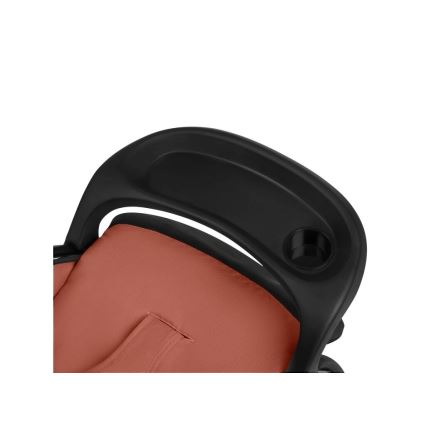 Lionelo - Kinderwagen EMMA PLUS ziegelrot/schwarz
