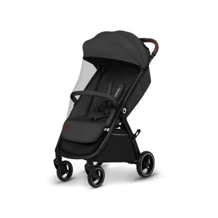 Lionelo - Kinderwagen INGRID dunkelgrau/schwarz