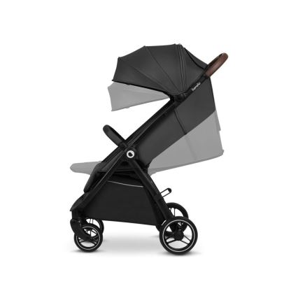Lionelo - Kinderwagen INGRID dunkelgrau/schwarz