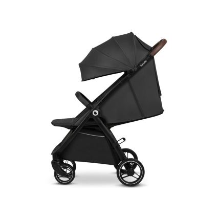 Lionelo - Kinderwagen INGRID dunkelgrau/schwarz