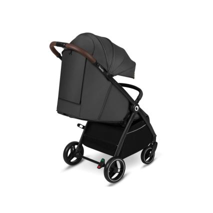 Lionelo - Kinderwagen INGRID dunkelgrau/schwarz