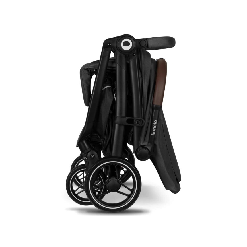 Lionelo - Kinderwagen INGRID dunkelgrau/schwarz