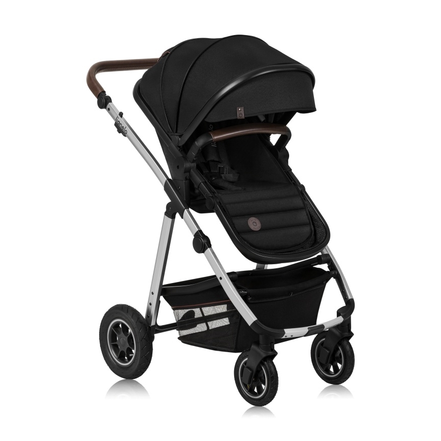 Lionelo - Kombi-Kinderwagen 2-in-1 AMBER Black Silver