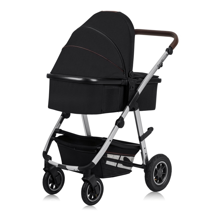 Lionelo - Kombi-Kinderwagen 2-in-1 AMBER Black Silver