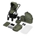 Lionelo - Kombi-Kinderwagen 2-in-1 AMBER PLUS Green Forest