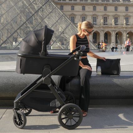 Lionelo - Kombi-Kinderwagen 2-in-1 LAYLA Black Onyx