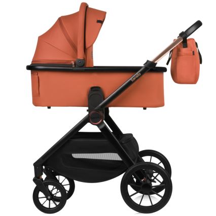 Lionelo - Kombi-Kinderwagen 2-in-1 LAYLA Braun Rost