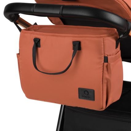 Lionelo - Kombi-Kinderwagen 2-in-1 LAYLA Braun Rost