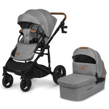 Lionelo - Kombi-Kinderwagen 2-in-1 MARI TOUR Grey Stone