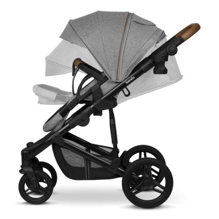 Lionelo - Kombi-Kinderwagen 2-in-1 MARI TOUR Grey Stone