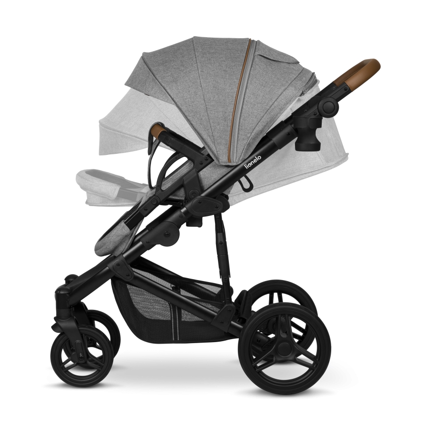 Lionelo - Kombi-Kinderwagen 2-in-1 MARI TOUR Grey Stone