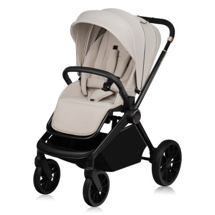 Lionelo - Kombi-Kinderwagen 2-in-1 MIKA PLUS Beige Sand