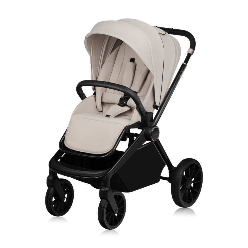 Lionelo - Kombi-Kinderwagen 2-in-1 MIKA PLUS Beige Sand