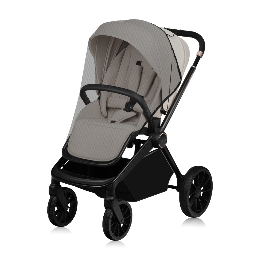 Lionelo - Kombi-Kinderwagen 2-in-1 MIKA PLUS Beige Sand