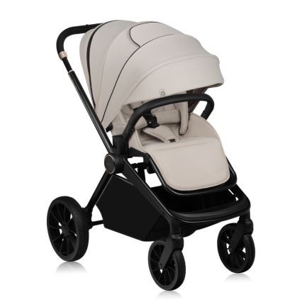 Lionelo - Kombi-Kinderwagen 2-in-1 MIKA PLUS Beige Sand