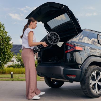 Lionelo - Kombi-Kinderwagen 2-in-1 MIKA PLUS Black Onyx