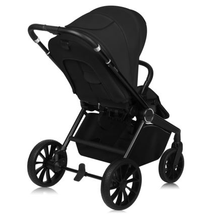 Lionelo - Kombi-Kinderwagen 2-in-1 MIKA PLUS Black Onyx