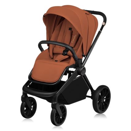 Lionelo - Kombi-Kinderwagen 2-in-1 MIKA PLUS Brown Rust