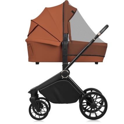 Lionelo - Kombi-Kinderwagen 2-in-1 MIKA PLUS Brown Rust