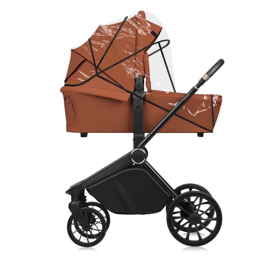 Lionelo - Kombi-Kinderwagen 2-in-1 MIKA PLUS Brown Rust