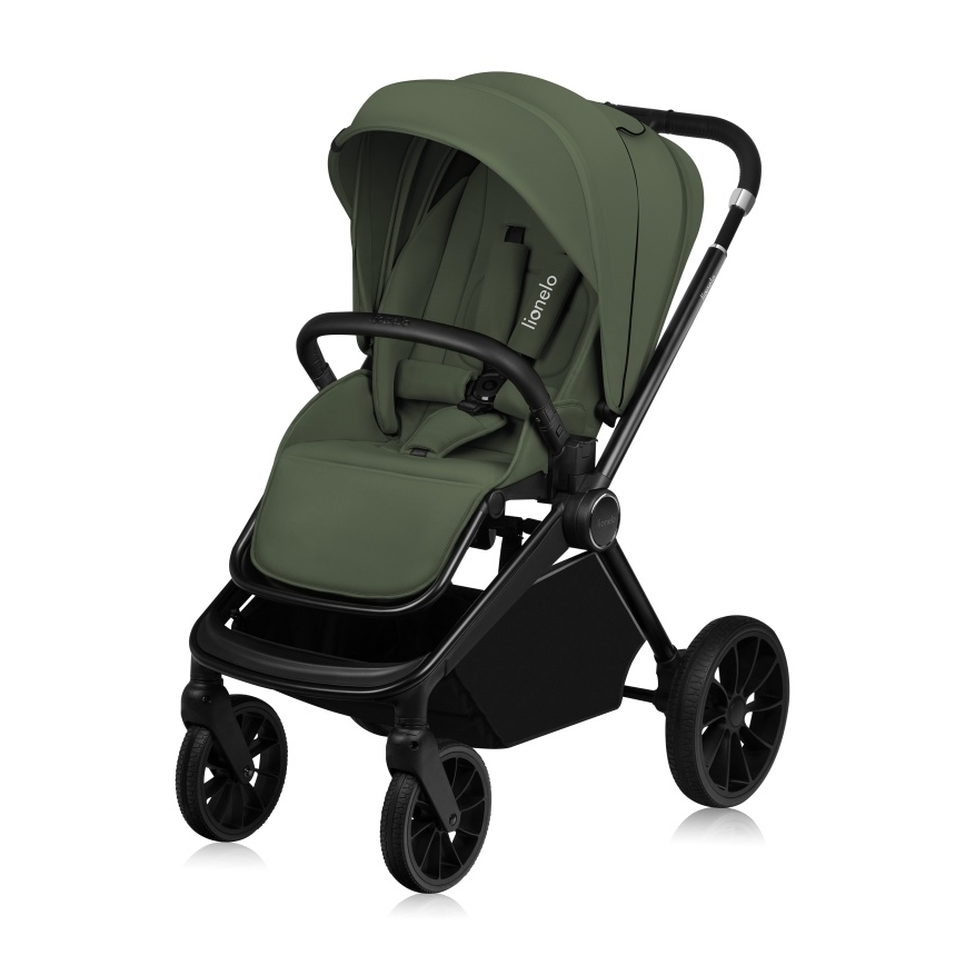Lionelo - Kombi-Kinderwagen 2-in-1 MIKA PLUS Olivgrün