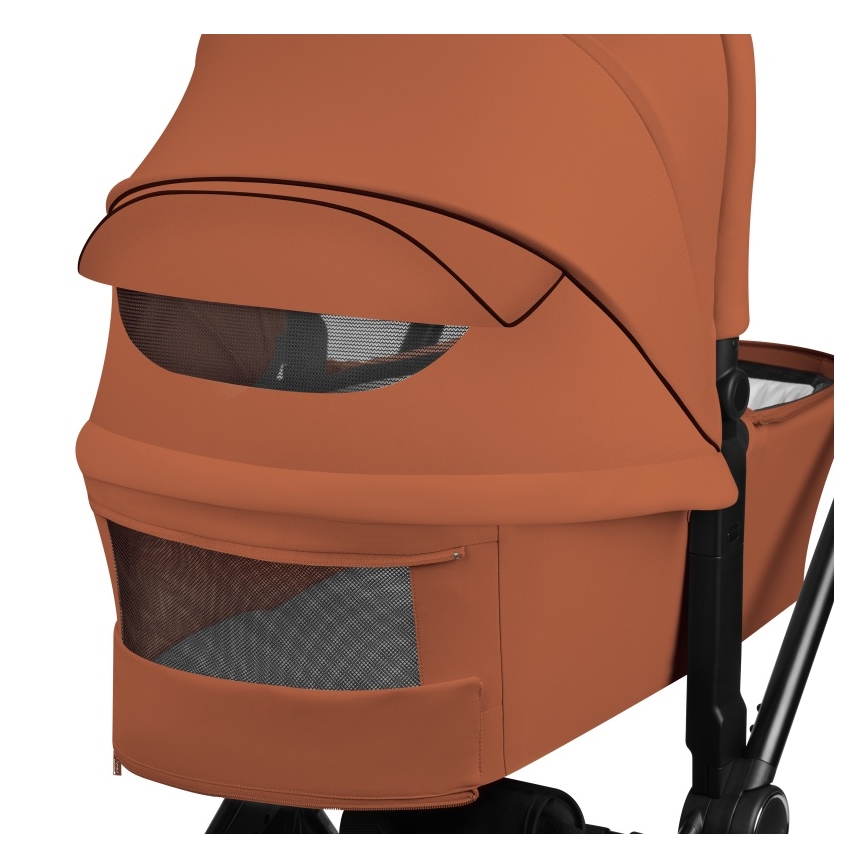Lionelo - Kombi-Kinderwagen 2-in-1 MIKA PLUS Rostbraun