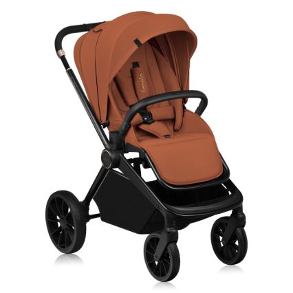 Lionelo - Kombi-Kinderwagen 2-in-1 MIKA PLUS Rostbraun