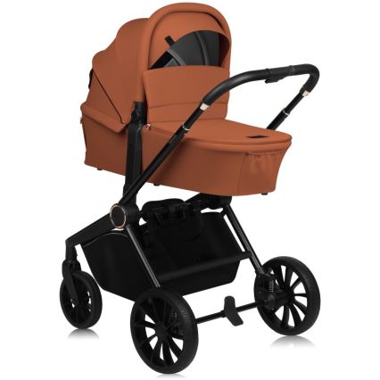 Lionelo - Kombi-Kinderwagen 2-in-1 MIKA PLUS Rostbraun