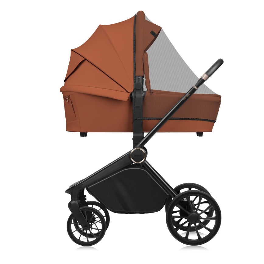 Lionelo - Kombi-Kinderwagen 2-in-1 MIKA PLUS Rostbraun
