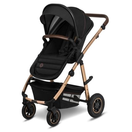 Lionelo - Kombi-Kinderwagen 3-in-1 AMBER Black Onyx