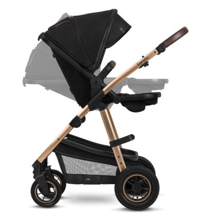 Lionelo - Kombi-Kinderwagen 3-in-1 AMBER Black Onyx