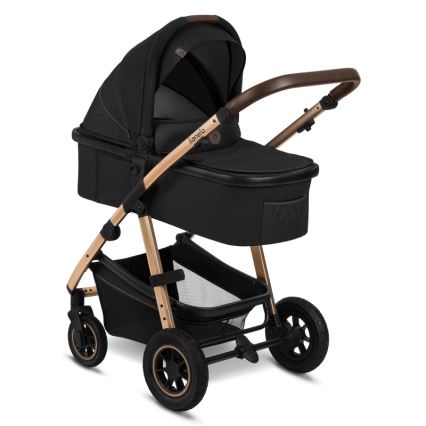 Lionelo - Kombi-Kinderwagen 3-in-1 AMBER Black Onyx