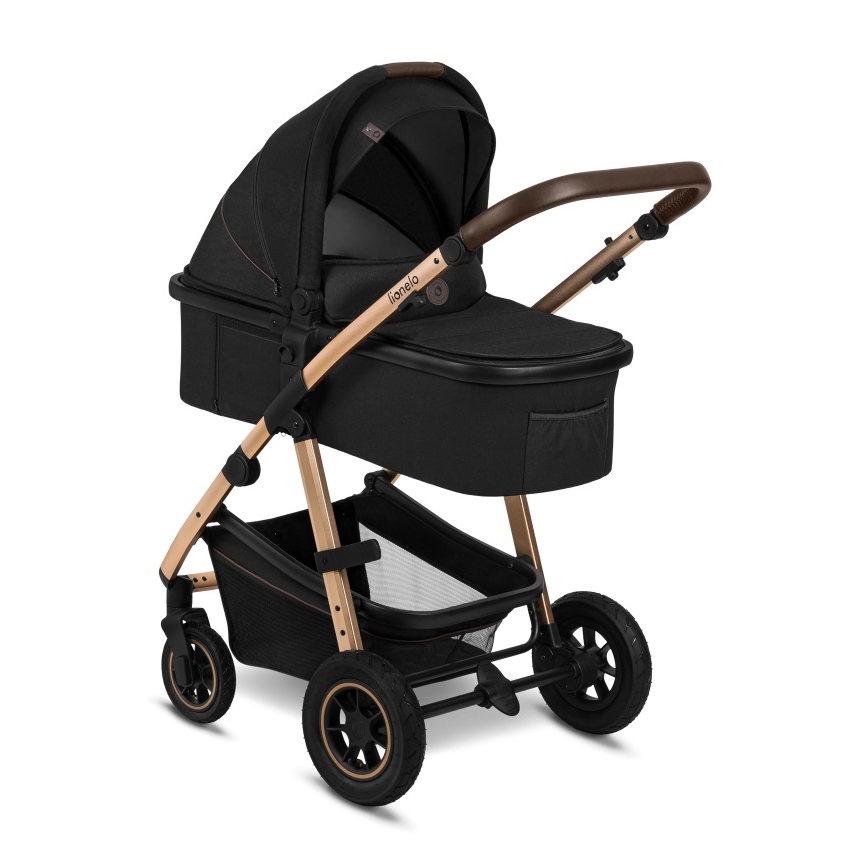 Lionelo - Kombi-Kinderwagen 3-in-1 AMBER Black Onyx