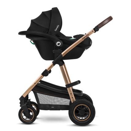 Lionelo - Kombi-Kinderwagen 3-in-1 AMBER Black Onyx