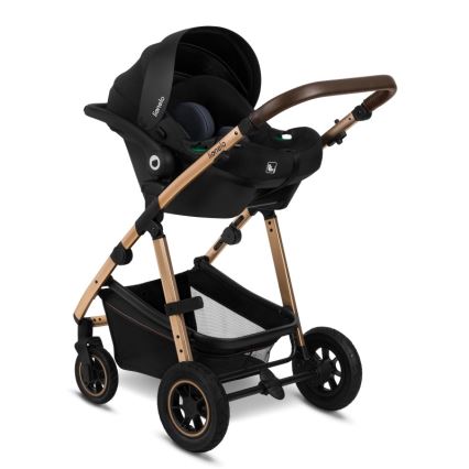 Lionelo - Kombi-Kinderwagen 3-in-1 AMBER Black Onyx