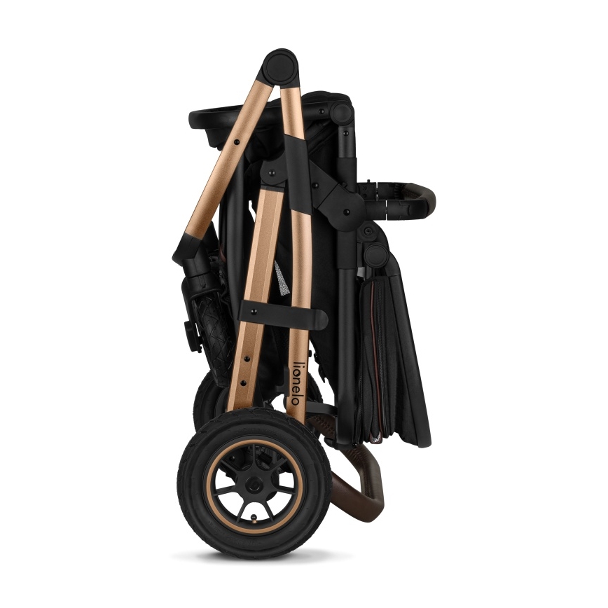 Lionelo - Kombi-Kinderwagen 3-in-1 AMBER Black Onyx