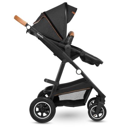 Lionelo - Kombi-Kinderwagen 3-in-1 AMBER Grau Graphit