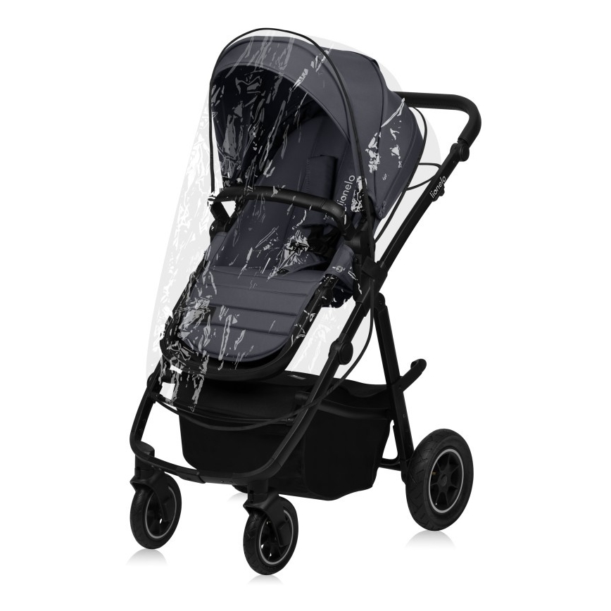 Lionelo - Kombi-Kinderwagen 3-in-1 AMBER PLUS Grau Graphit