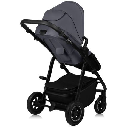 Lionelo - Kombi-Kinderwagen 3-in-1 AMBER PLUS Grau Graphit